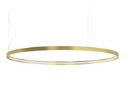 Halo Round, Matt Brass, Ø 100 cm, 3000 K