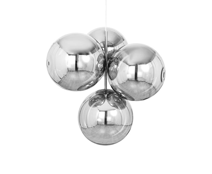Globe Chandelier Small Silver — fotografía de producto