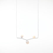 Verdant Horizontal, Anthracite Grey powder coated metal, 3, Light Pink