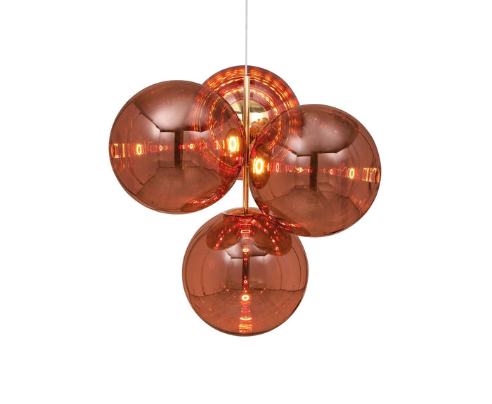 Globe Chandelier Small Copper — fotografía de producto